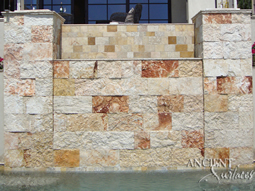 Kronos Limestone cladding used in a master bathroom shower floors and walls